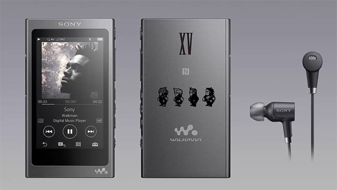 Walkman inspirado em Final Fantasy XV