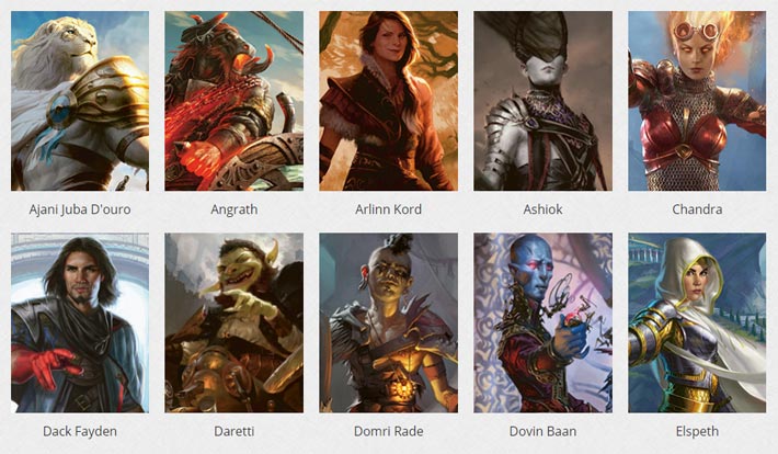 Magic the Gathering - PlanesWalkers