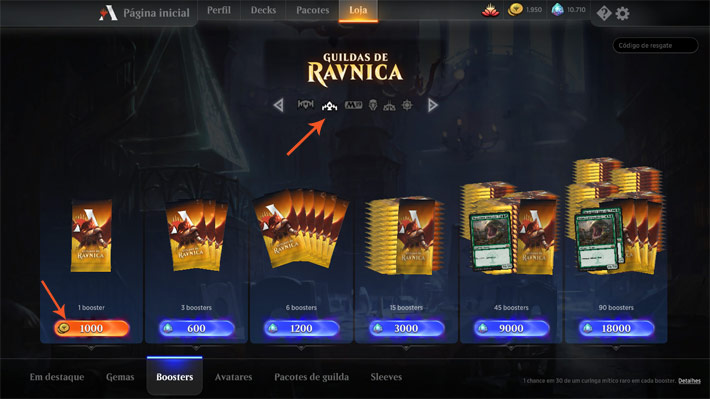 MTG Arena - boosters
