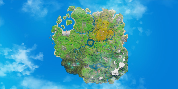 Novo mapa de Fortnite