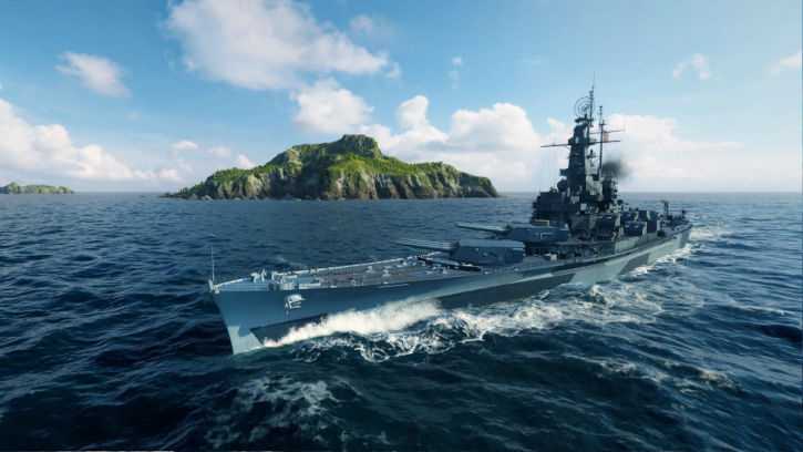 world of warships massachusetts camouflage bonus